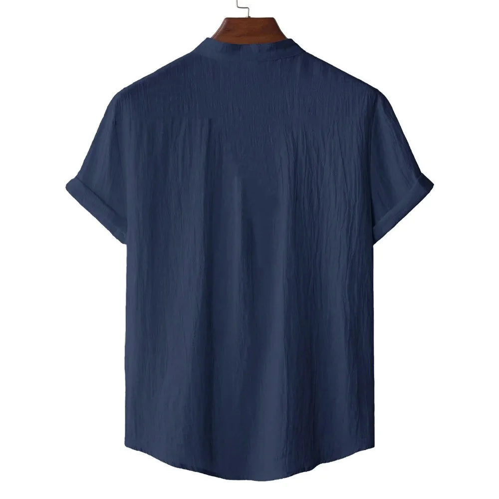 nuvl | Men's Summer Cotton Linen T-shirt