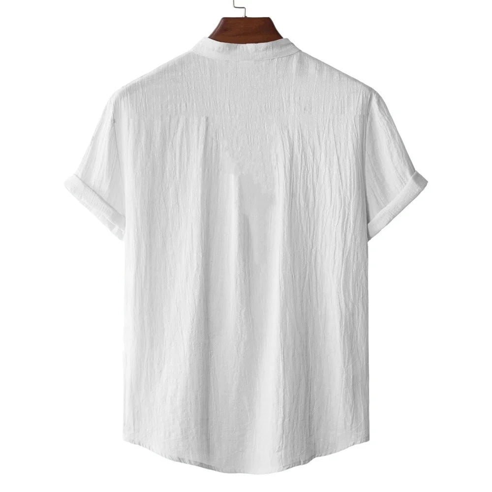 nuvl | Men's Summer Cotton Linen T-shirt