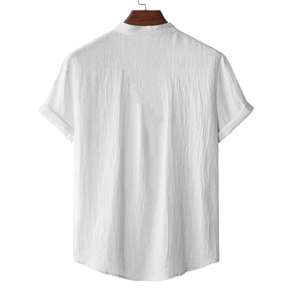 nuvl | Men's Summer Cotton Linen T-shirt