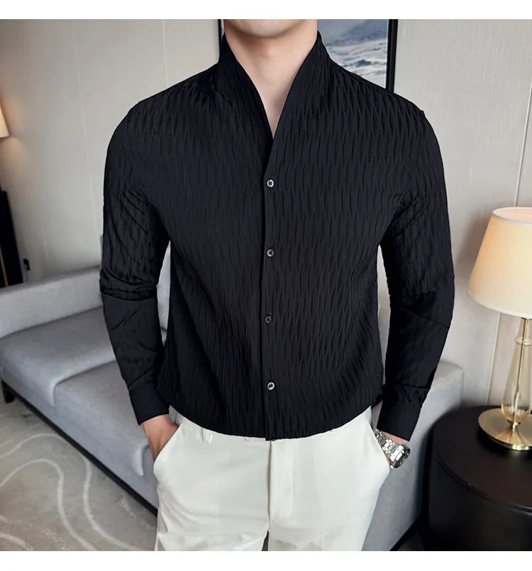 nuvl | Shirt British Style button up