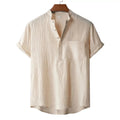 nuvl | Men's Summer Cotton Linen T-shirt