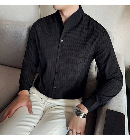 nuvl | Shirt British Style button up
