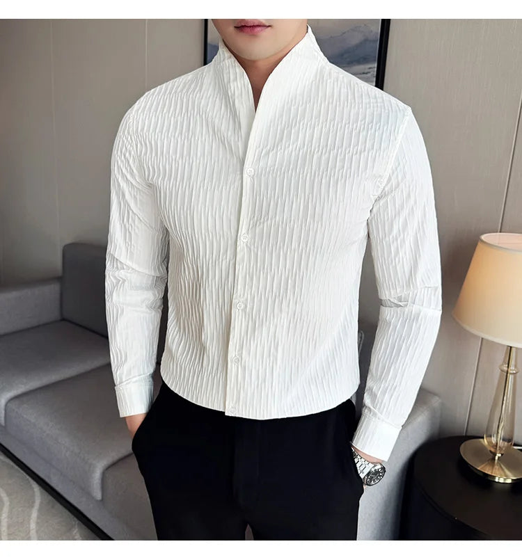 nuvl | Shirt British Style button up