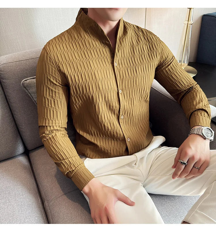 nuvl | Shirt British Style button up