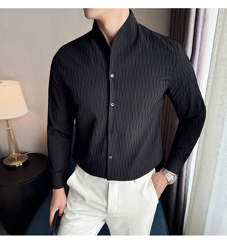 nuvl | Shirt British Style button up