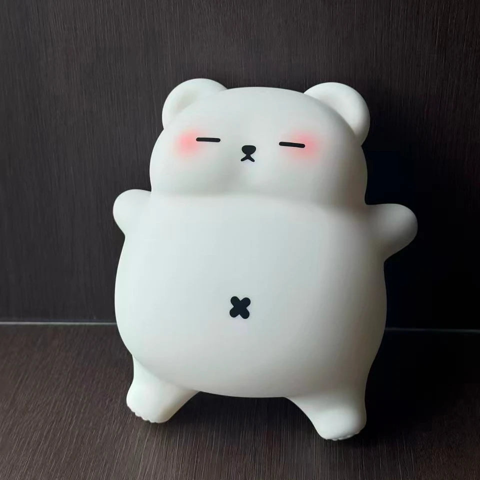 nuvl | Big White Bear Silicone Sleep Lamp
