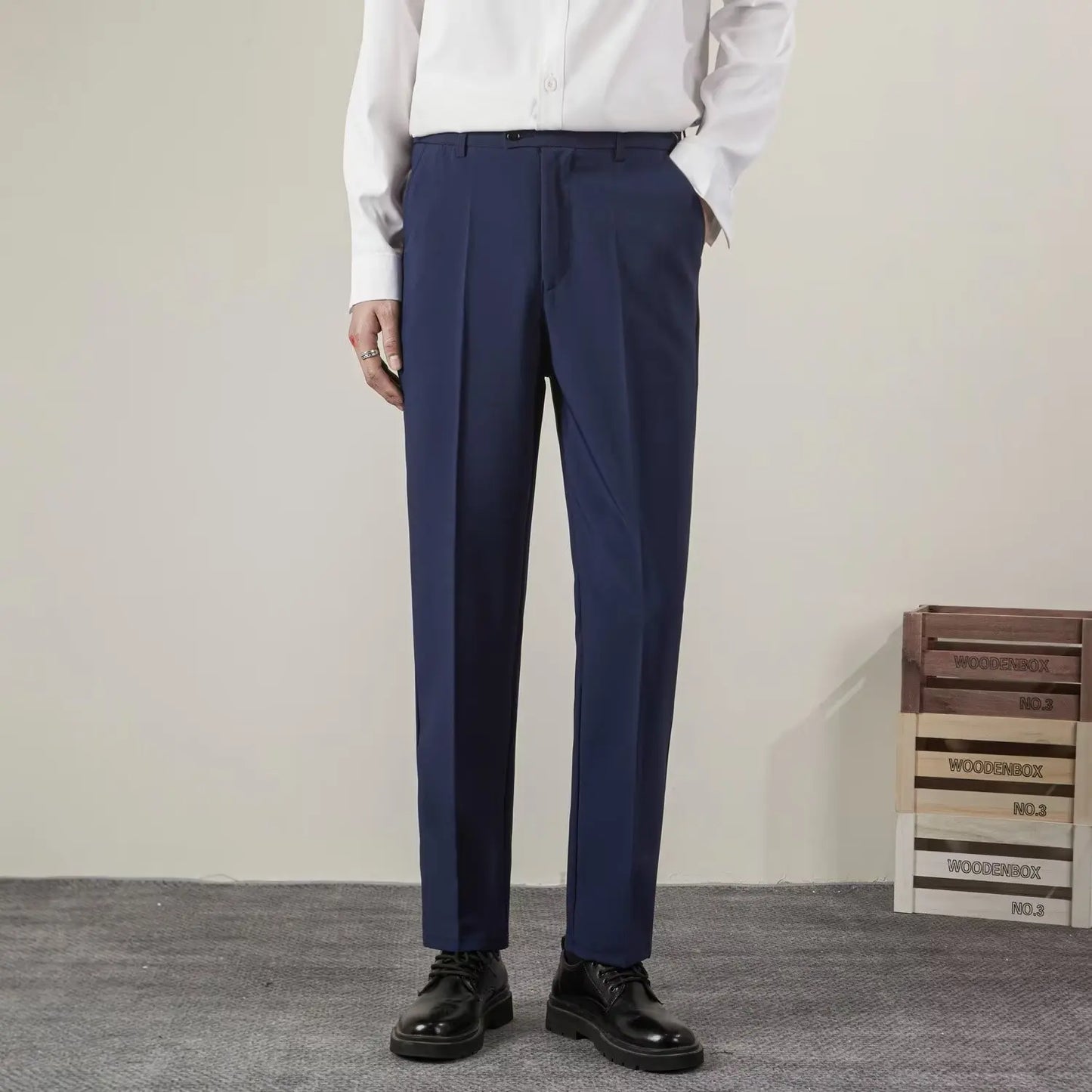 nuvl |  Classic Busines Suit Trousers