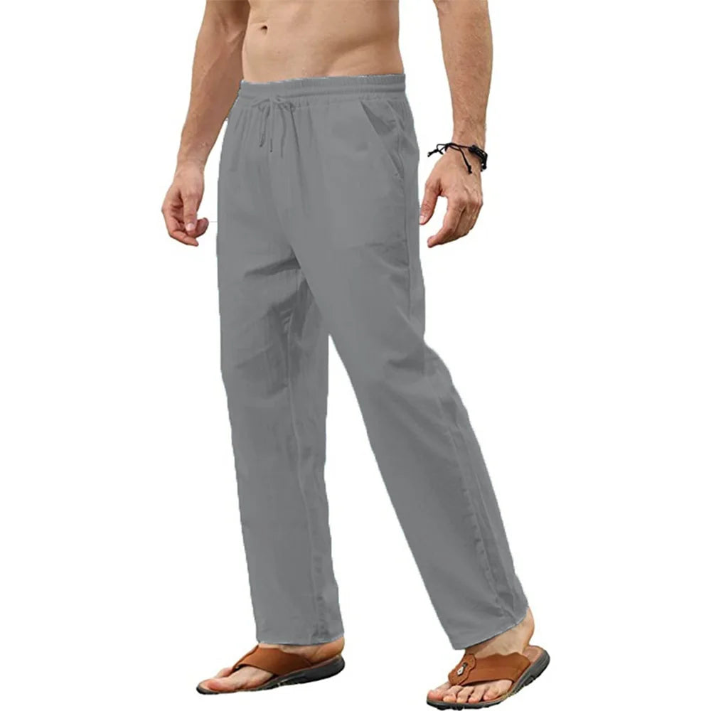 nuvl | Men's Cotton Linen Pants