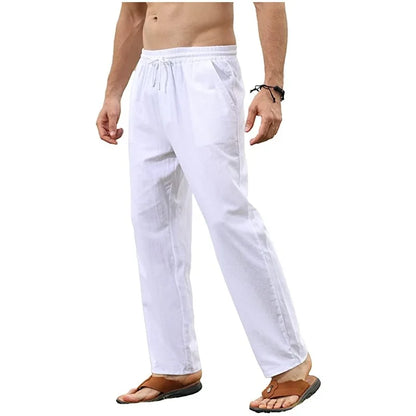 nuvl | Men's Cotton Linen Pants