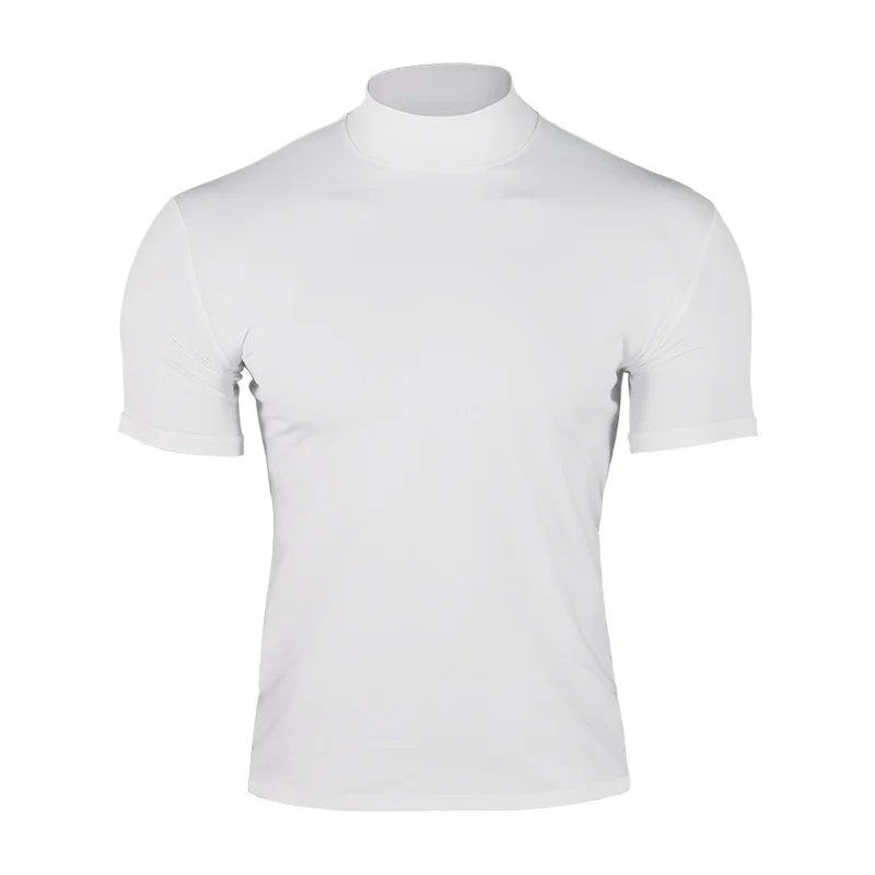 nuvl |  short-sleeved turtleneck T-shirt