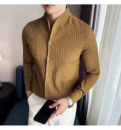 nuvl | Shirt British Style button up