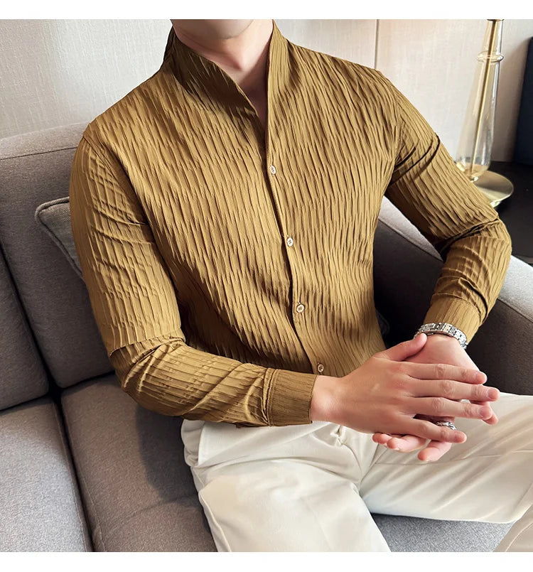 nuvl | Shirt British Style button up