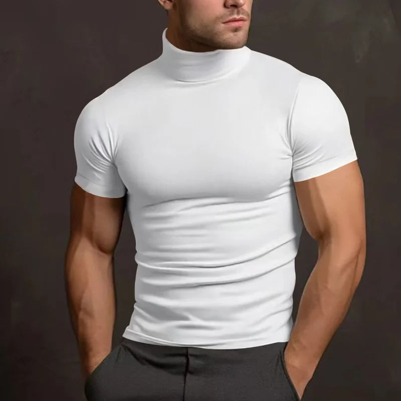 nuvl | T-shirt a collo alto da uomo