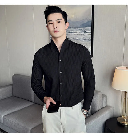nuvl | Shirt British Style button up