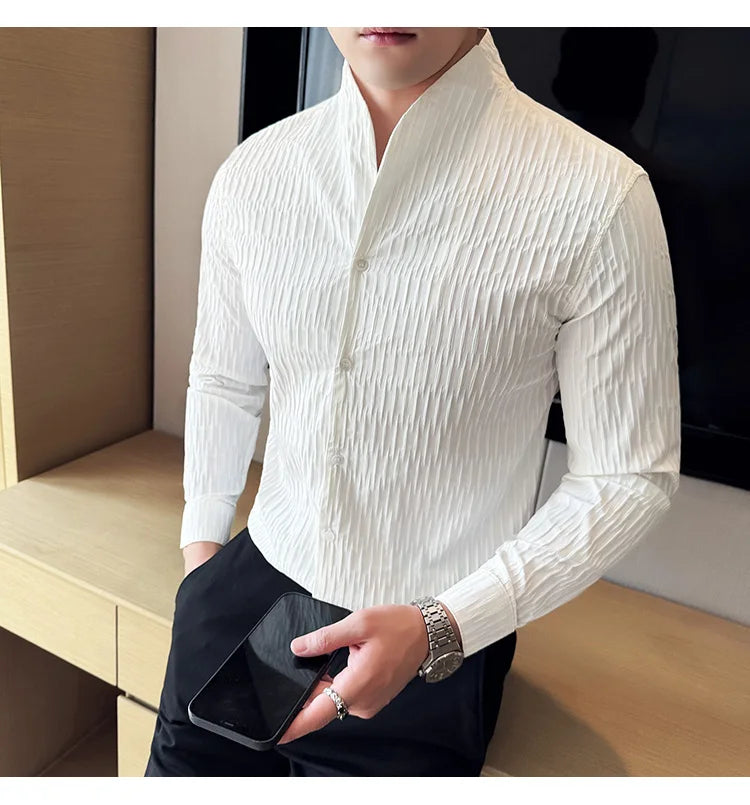 nuvl | Shirt British Style button up