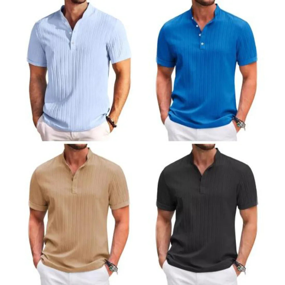 nuvl |  Men's Cotton And Linen Shirt