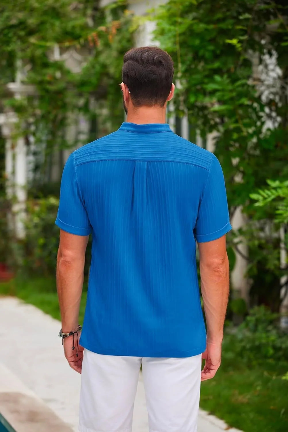nuvl |  Men's Cotton And Linen Shirt