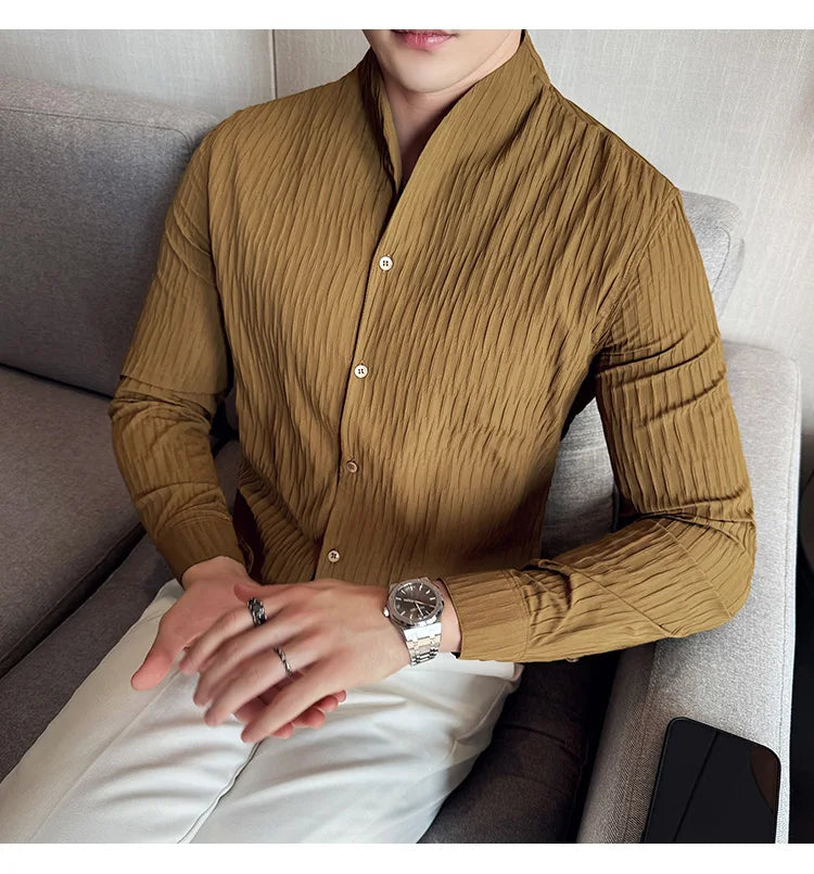 nuvl | Shirt British Style button up
