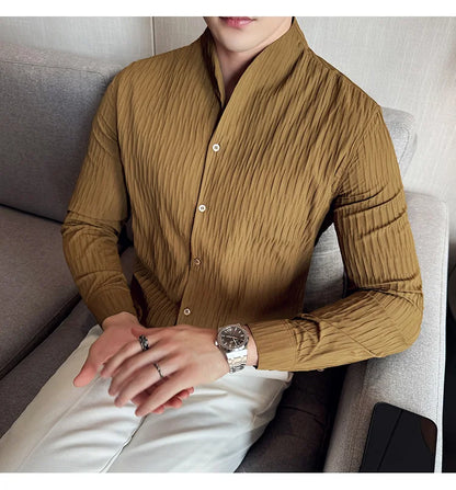 nuvl | Shirt British Style button up