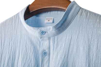 nuvl | Men's Summer Cotton Linen T-shirt