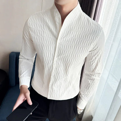 nuvl | Shirt British Style button up