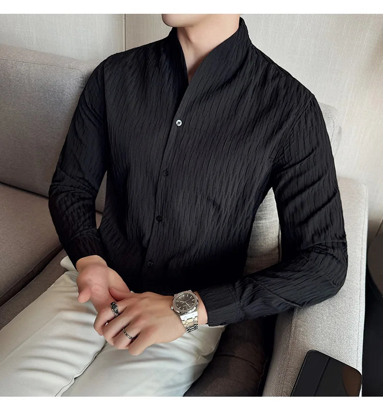 nuvl | Shirt British Style button up