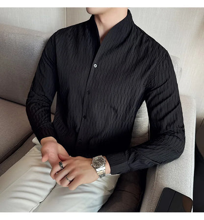 nuvl | Shirt British Style button up