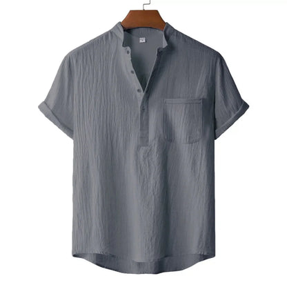 nuvl | Men's Summer Cotton Linen T-shirt