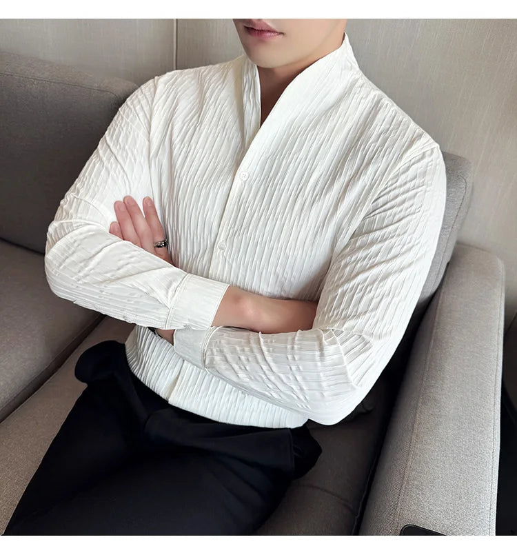 nuvl | Shirt British Style button up