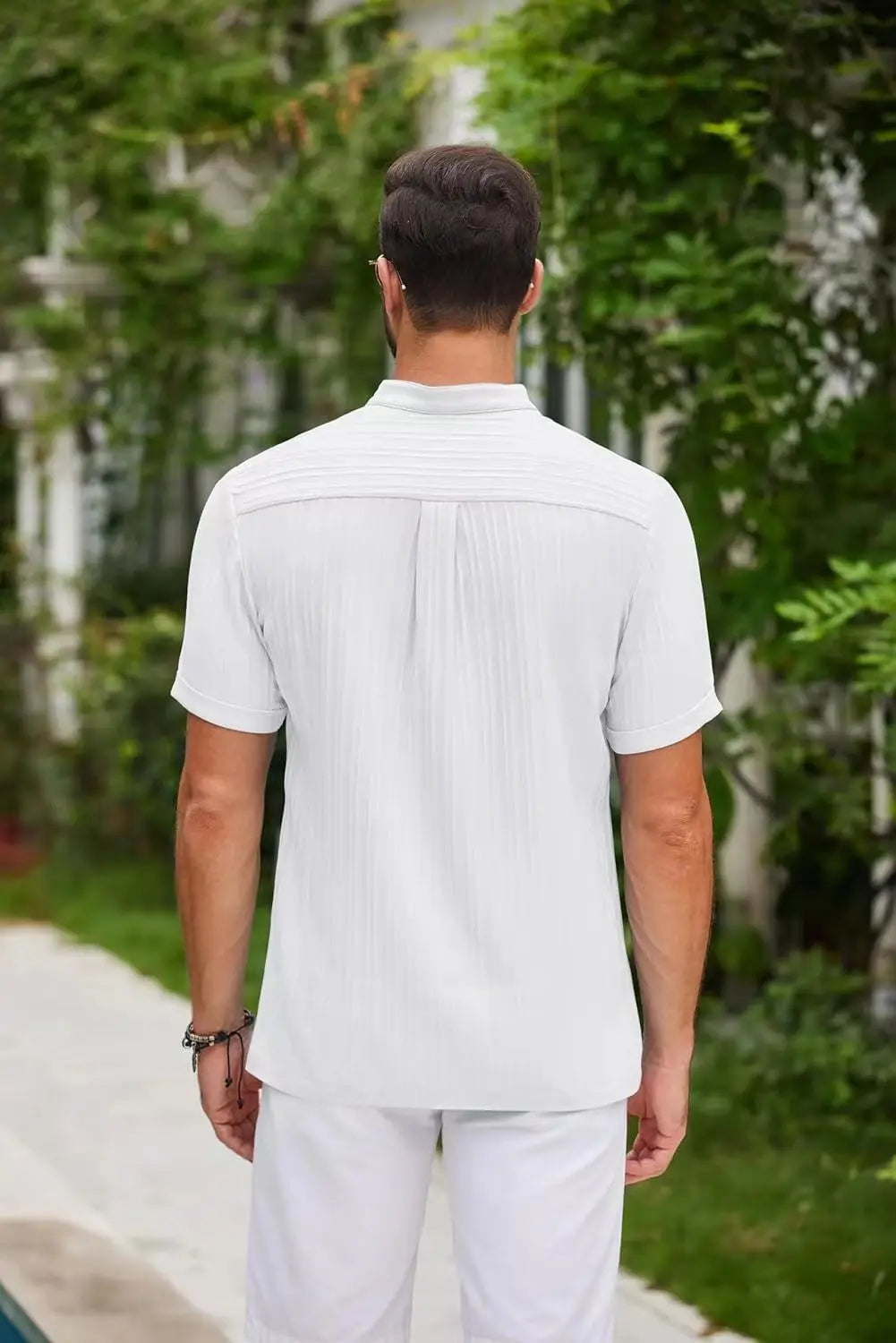 nuvl |  Men's Cotton And Linen Shirt