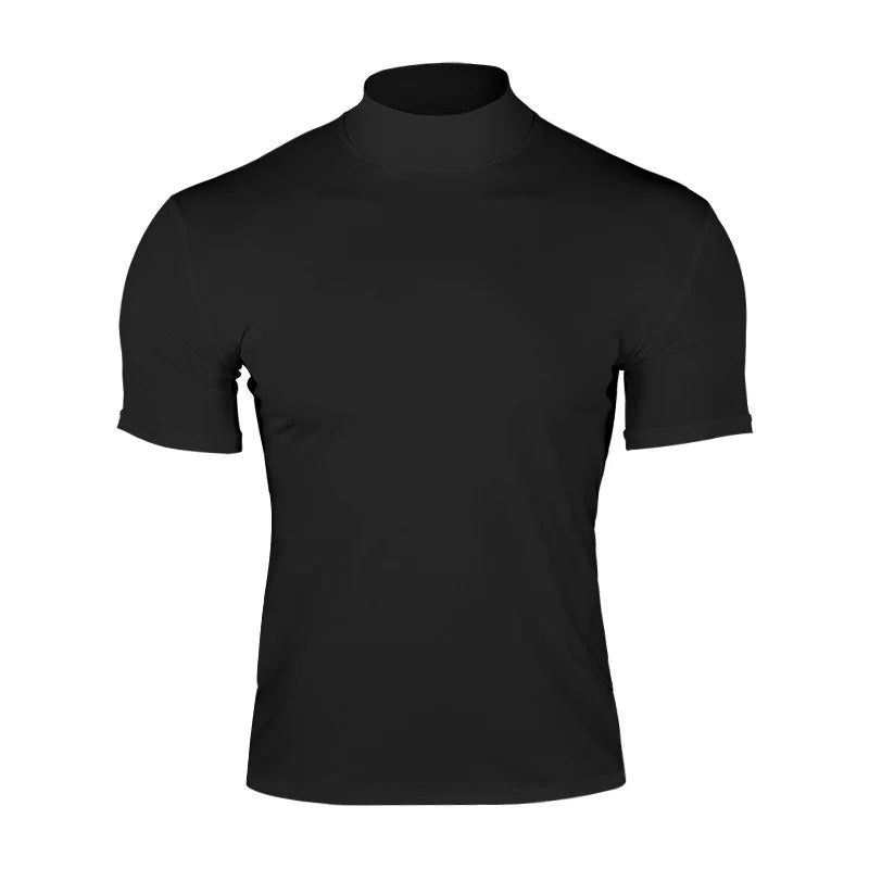 nuvl |  short-sleeved turtleneck T-shirt