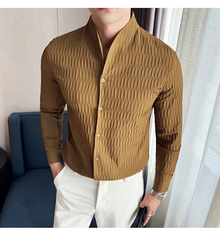 nuvl | Shirt British Style button up