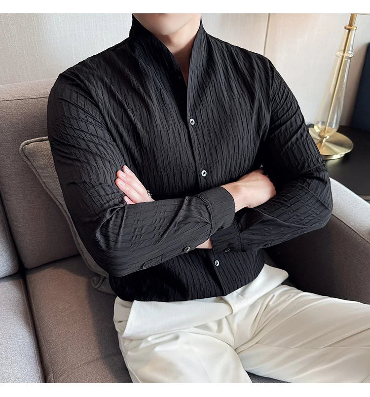 nuvl | Shirt British Style button up