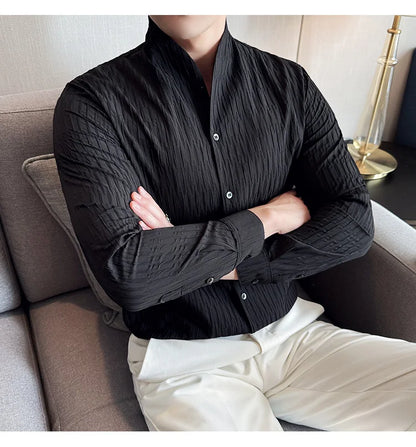 nuvl | Shirt British Style button up