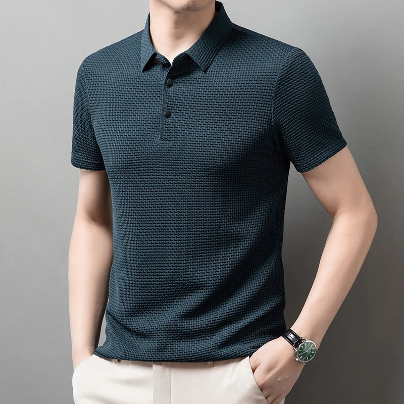 nuvl | Men's Business Casual Short Sleeve
