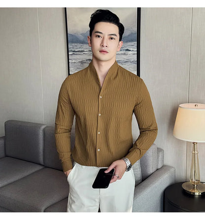 nuvl | Shirt British Style button up