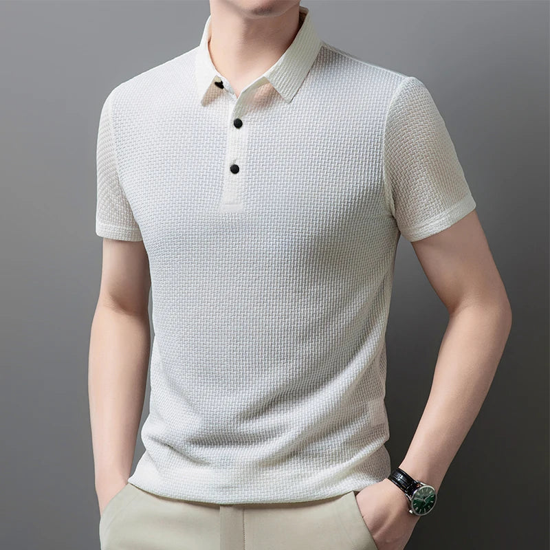 nuvl | Men's Business Casual Short Sleeve