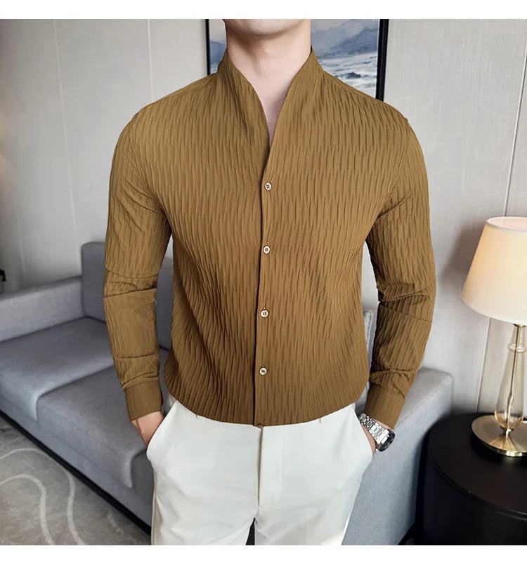 nuvl | Shirt British Style button up
