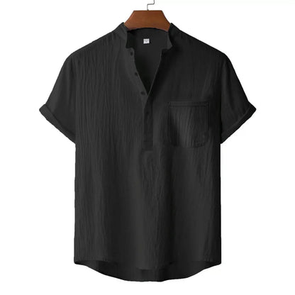 nuvl | Men's Summer Cotton Linen T-shirt