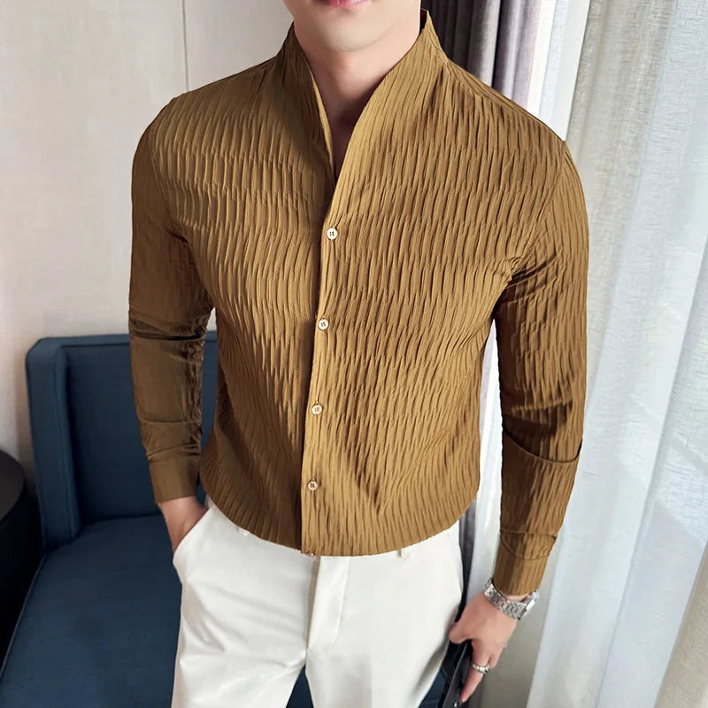 nuvl | Shirt British Style button up