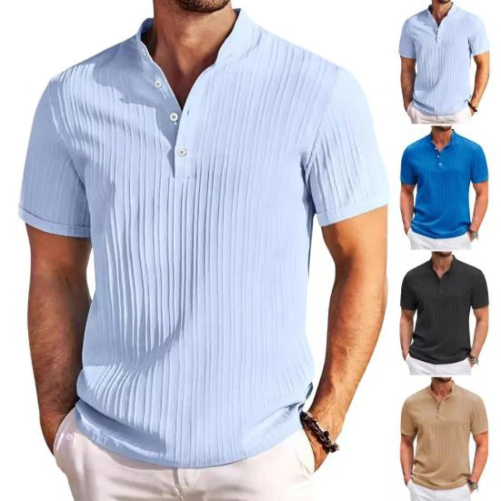 nuvl |  Men's Cotton And Linen Shirt