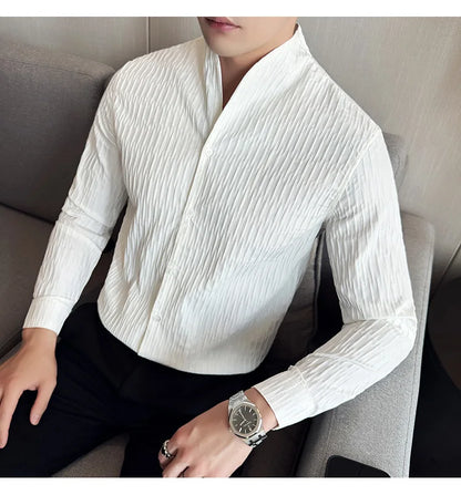 nuvl | Shirt British Style button up