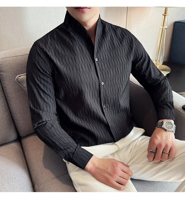 nuvl | Shirt British Style button up