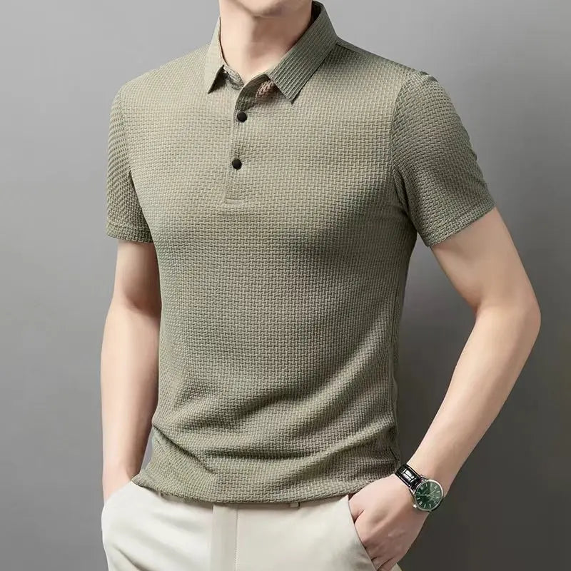 nuvl | Men's Business Casual Short Sleeve