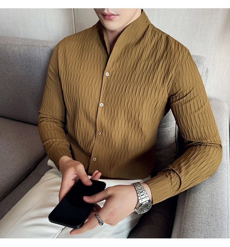 nuvl | Shirt British Style button up