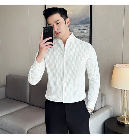 nuvl | Shirt British Style button up