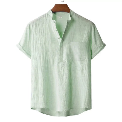 nuvl | Men's Summer Cotton Linen T-shirt