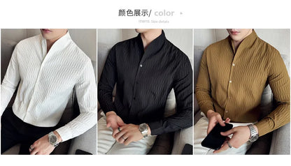 nuvl | Shirt British Style button up