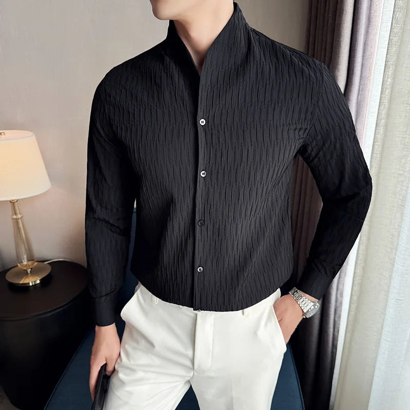 nuvl | Shirt British Style button up