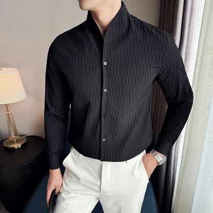 nuvl | Shirt British Style button up